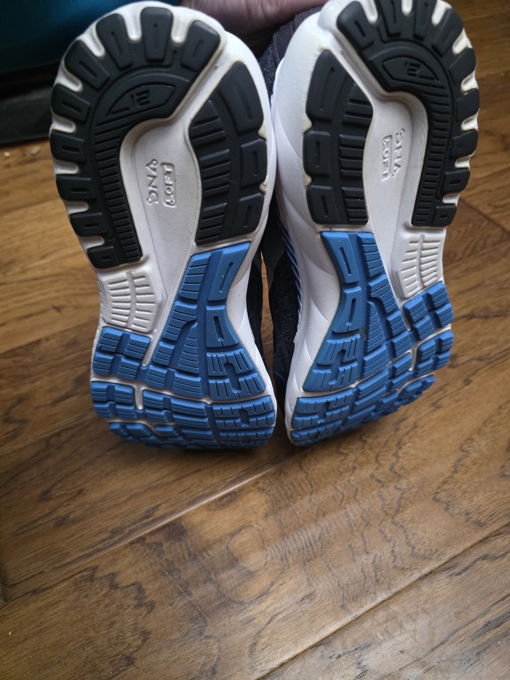 Brooks Adrenaline 21 Running Shoes - Charcoal and Blue - Picture 3 of 5